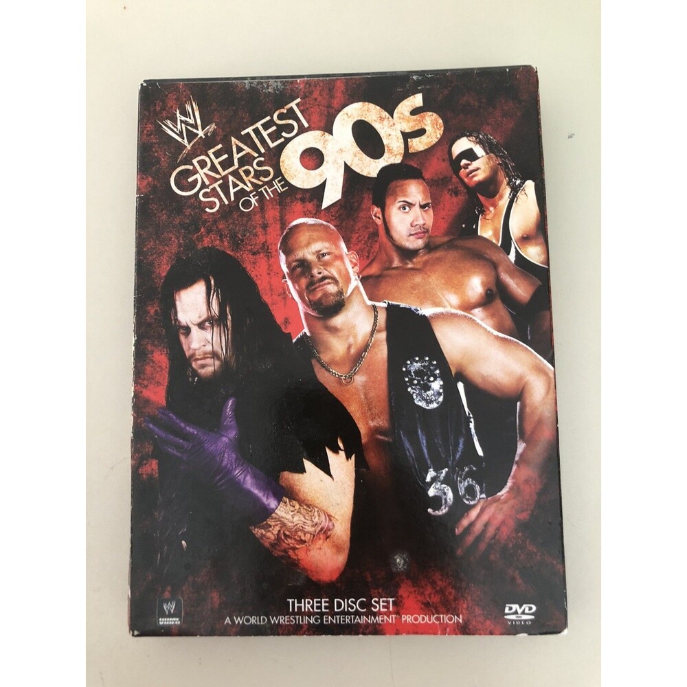 WWE Greatest Stars of the 90s (DVD, 2009 2 DISCS-Missing Disc 3)